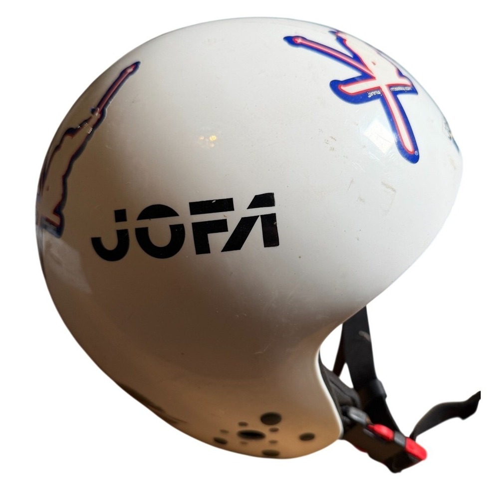 VTG Jofa 2300 Alpine Skiing Helmet Size 51-52 white Open Face Padded